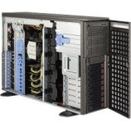 SUPERMICRO Blade Server Cabinet / 4U TWR DARK GRAY 1620W RPS SC747BTQ PASSIVE GPU / CSE-747BTQ-R1K62B /