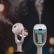 Mothca USB Car Charger Port Steam Mini Ultrasonic Humidifier 180 Degree Rotation DC 12V Aromatherapy Essential...