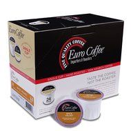 Euro Coffee Sumatra Mandehling, 24 Count Single-Serve K-Cup Keurig Compatible. Award Winning Artisan Coffee Roaster N2
