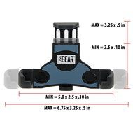 Smartphone Tripod and Action Cam Mount Adapter by USA Gear with Standard Tripod Socket and J-Hook Attachment for... N2