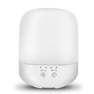 Intsun 300mL Portable Ultrasonic Cool Mist Aroma Humidifier with 7 Changing Colored LED Lights,Waterless Auto...