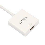 GANA Mini DisplayPort (DP) Male To Female Adapter Cable (Mini DP to HDMI 10ft Black) N44