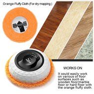 Robotic mop ,Euleven 3058G mopping robot with 2 timers fixed , Robotic cleaner, perfect for mopping pet hair,dirt... N7