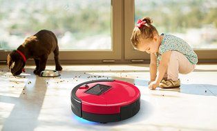 bObsweep PetHair Robotic Vacuum Cleaner and Mop, Rouge N12