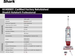 Shark Rotator Professional Swivel Steering, Various (Certified Refurbished)