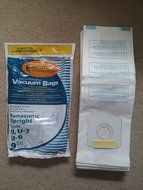 Panasonic Types U, U-3, U-6 Vacuum Bags Microfiltration with Closure - 9 Pack N3