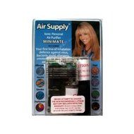 Air Supply Mini-Mate Personal Ionic Air Purifier--Black