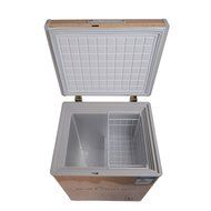 SLBD-100 Top Folding Door Ice Cream Commercial Freezer Beer Soda Beverages Cooler Refrigerator Compact Apartment... N5