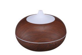 300ml Aroma Essential Oil Diffuser Humidifier, Wood Grain Ultrasonic Cool Mist Humidifier for Office Home Bedroom...