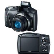 Canon PowerShot SX150 IS 14.1 Megapixel 12x Optical Zoom Digital Camera, Black 5664B001