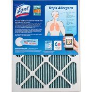 Lysol Triple Protection Furnace/AC Air Filter, 12" x 24" x 1", 2-Pack N4