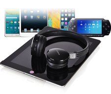 LUXA2 AD-HDP-PCLL-BK-00 Lavi L On-Ear Wireless Headphone, Black N39