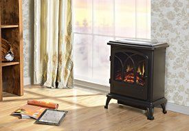 Homestar ZARRIZO Baltimore Stove, 17.6" x 9.45" x 22", Black N4