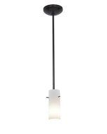 Access Lighting 28030-2R-ORB/OPL JuliaCylinder Glass Pendant, Oil Rubbed Bronze Finish with Opal Glass Shade by...