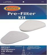 Shark Navigator Lift-Away NV350, NV351, NV352, NV355, NV356, NV356E, NV357 Pre-Filter Kit (Containing 1 Foam and...