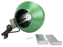 Hydrofarm ACF16 Active Air 16" Wall Mountable Grow Fan + 6" ACDF6 In-Line Fan N2