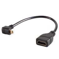 UCEC Down Angle Micro-HDMI to HDMI Cable - Male to Female - Supports Ethernet, 3D and Audio Return N14