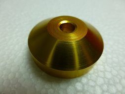 Technics SL 1200 Gold Dome 45 RPM Record Turntable Adapter for 7" Vinyl by ZXPC N4