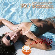 KONG KIM IPX7 100% Waterproof &amp; Dust-proof Floating Bluetooth Shower Speaker Compatible with all Bluetooth devices... N7