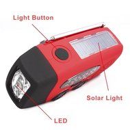 Lecmal Portable Emergency Solar Crank AM/FM/NOAA (WB) Weather Radio with LED Flashlight, Smartphone Cell Phone... N8