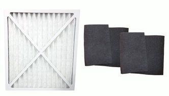 1 Hunter 30201, 30212, 30213, 30240 &amp; 30241 Air Purifier Filter &amp; 4 Carbon Pre Filters, Part # 30931, 30901, 30903...