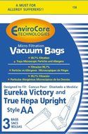 eureka victory and true hepa Style AA Bags - 3 in a pack N2