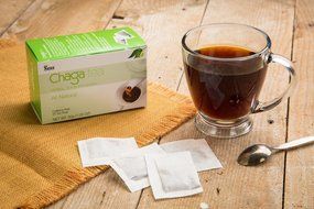 Sayan Siberian Chaga Mushroom Tea &ndash; Wild Harvested Raw and Extract Chaga, Herbal Tea Supplement, Caffeine Free... N2