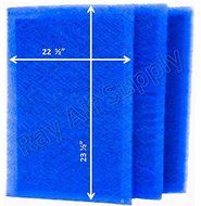 Dynamic Air Cleaner Replacement Filter Pads 25 x 25 Refills (3 Pack)