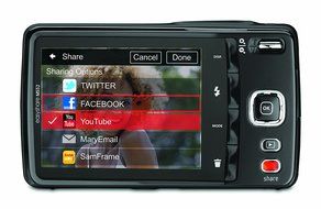 Kodak EasyShare M552 14 MP Digital Camera with 5x Optical Zoom and 2.7-Inch LCD - BlueGray N5