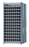 13-Shelf Deep Bin Shelving in Blue