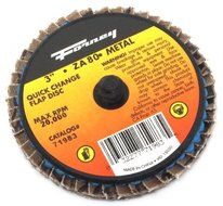 Forney 71983 Mini Flap Disc, Quick Change, 80-Grit, 3-Inch by Forney