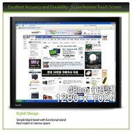 Easy Touch 19&quot; Touch monitor POS LCD monitor ED190 Touch VGA DVI N8