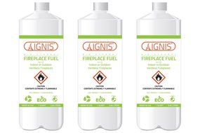 Ignis Bio Ethanol Fireplace Fuel - 36 Pack (36 1-Quart Bottles)