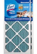 Lysol Triple Protection Furnace/AC Air Filter, 12" x 24" x 1", 2-Pack N7