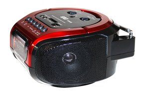 EMB Eps450 Sd/Mp3/Usb/Pc Portable Boombox Red N2