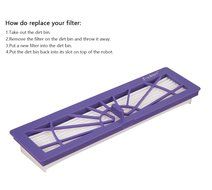 I-clean 6-pack High-performance Filter Replacement + 3 Side Brushes for All Neato Botvac Series Models, 70e 75... N2