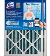 Lysol Triple Protection Furnace/AC Air Filter, 12" x 24" x 1", 2-Pack N10