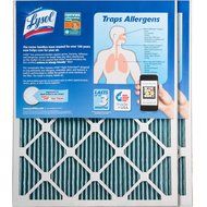Lysol Triple Protection Furnace/AC Air Filter, 12" x 24" x 1", 2-Pack N13