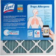 Lysol Triple Protection Furnace/AC Air Filter, 12" x 24" x 1", 2-Pack N15