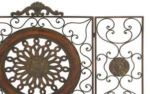 Deco 79 21871 Metal Fire Screen, 35"H/55"W N2