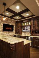 Modern Flames AL Series Wall Mount Electric Fireplace, 58-Inch N8