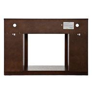 Espresso Media Tv Stand Console Electric Fireplace Mantle N4