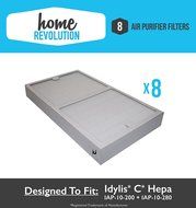 Idylis C HEPA Air Purifier Filter replacement; Fits Idylis Air Purifiers IAP-10-200, IAP-10-280; Home Revolution... N14
