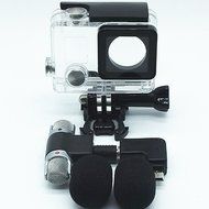 XixiHaha 3.5 mm mic Adapter Microphone accessories with Side Open Case Apply to Gopro Hero3/3+/4 and Digital Cameras N6