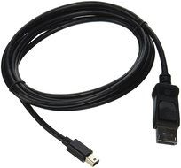 Accell B143B-003J UltraAV Mini DisplayPort to DisplayPort 1.2 Cable with Latch - 3.3 Feet (1 Meter), White N2
