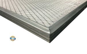 20x21x1 Electrostatic Washable Permanent A/C Silver Steel Frame 65% more efficiency N3