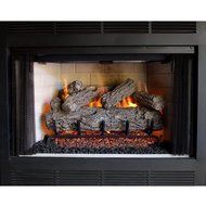 Peterson Real Fyre 36-inch Rustic Oak Outdoor Log Set With Vented Propane Stainless G45 Burner - Manual Safety... N4