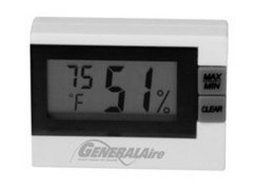 General Aire 7024 G98 Digital Indoor Temperature / Humidity Gage