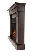 Real Frame 'Crawford' Chestnut Oak Electric Fireplace N2