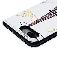 iPhone 7 Plus Case (5.5 inch) - Flip Stand Wallet Case PU Leather Shock-Absorption Soft TPU Inner Bumper Cute... N43